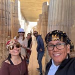 Group in Saqqara temple Columns